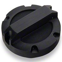 Rugged Ridge Oil Cap, Black Billet Aluminum (07-11 Wrangler JK) - Rugged Ridge 11431.04