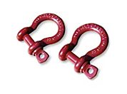 OK Offroad Mega 1 in. Domestic D-Ring Shackle Each - 1 1/8 in. Pin Diameter (07-13 Wrangler JK) - OK Offroad OK-SHD001