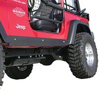 Olympic 4x4 1/8 in. Thick A/T Rocker Panel Guards (97-06 Wrangler TJ) - Olympic 4x4 127-121