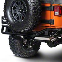Olympic 4x4 Boa Rear Bumper, Gloss Black (07-13 Wrangler JK) - Olympic 4x4 250-171