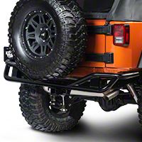 Olympic 4x4 Boa Xtreme Rear Bumper, Gloss Black (07-13 Wrangler JK) - Olympic 4x4 251-171