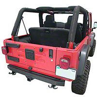 Olympic 4x4 Wrecker Rear Bumper (97-06 Wrangler TJ) - Olympic 4x4 253-121