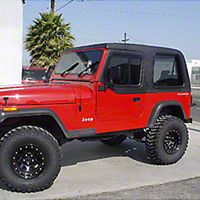 Rally Tops One Piece Hardtop (87-95 Wrangler YJ w/Half Doors) - Rally Tops RLT-YJ-2