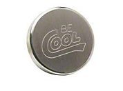 Be Cool Radiator Cap w/ Round Style and Natural Finish (Universal Application) - Be Cool 70001