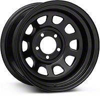 Rough Country RCX Black Steel Wheel  - 15x8 (87-06 Wrangler YJ & TJ) - Rough Country PCW51-5865