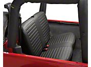 Bestop Rear Bench Seat Cover, Black (03-06 Wrangler TJ) - Bestop 29229-35