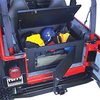 Tuffy Rear Cargo Security Lockbox (87-95 Wrangler YJ, 97-06 Wrangler TJ) - Tuffy 046-01