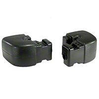 Omix-ADA Rear Driver Side (LH) Bumper Plastic Extension (97-06 Wrangler TJ) - Omix-ADA 12031.09