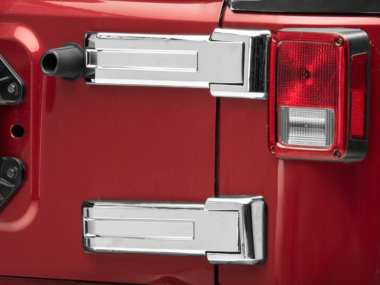 Redrock Jeep Wrangler Tailgate Hinge Covers Chrome J Jeep