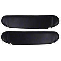 Rugged Ridge Replacement Sun Visor Pair, Black Vinyl (87-95 Wrangler YJ) - Rugged Ridge 13312.01