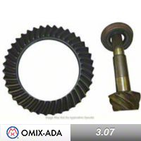 Omix-ADA Ring & Pinion Kit for Front Dana 30 w/ Disconnect, 3.07 Ratio w/ 43 x 13 Teeth. (87-95 Wrangler YJ) - Omix-ADA 16513.2