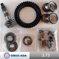 Omix-ADA Ring & Pinion Kit, 3.73 Ratio ( 41x11 Teeth), for Front Dana 30 (97-04 Wrangler TJ w/o Disconnect) - Omix-ADA 16513.32