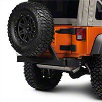 Rancho Rock Gear Rear Offroad Bumper w/Tire Carrier (07-13 Wrangler JK) - Rancho RS6221B