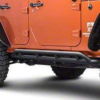 Rugged Ridge RRC Black Rocker Guards (07-13 Wrangler JK 4 Door) - Rugged Ridge 11504.22