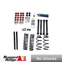 Rugged Ridge 2in. Lift Kit No Shocks (03-06 Wrangler TJ) - Rugged Ridge 18401.32