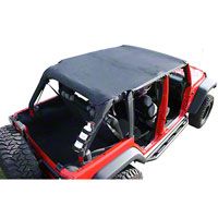 Rugged Ridge Pocket Island Top, Black Diamond (07-09 Wrangler JK 4 Door) - Rugged Ridge 13589.35
