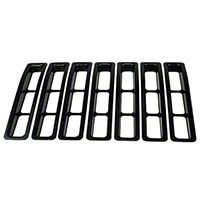 Rugged Ridge Black Plastic Grill Insert Kit (97-06 Wrangler TJ) - Rugged Ridge 11306.03