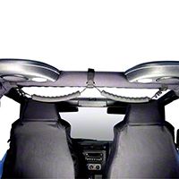 Rugged Ridge Black Rear Dual Grab Strap (87-06 Wrangler YJ & TJ) - Rugged Ridge 13305.05