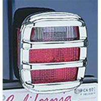 Rugged Ridge 2 Chrome Taillight Guards (87-06 Wrangler YJ & TJ) - Rugged Ridge 11354.03