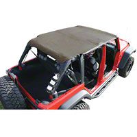 Rugged Ridge Pocket Island Top, Khaki Diamond (07-09 Wrangler JK 4 Door) - Rugged Ridge 13589.36