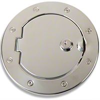 Rugged Ridge Locking Stainless Steel Gas Hatch Cover (07-08 Wrangler JK) - Rugged Ridge 11134.03