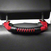 Rugged Ridge Rear Side Red Grab Handle Pair (07-10 Wrangler JK) - Rugged Ridge 13305.15
