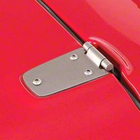 Rugged Ridge Hood Hinge Set, Satin Stainless Steel (98-06 Wrangler TJ) - Rugged Ridge 7832