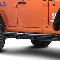 Rugged Ridge Shiny Black Side Step Pair (07-13 Wrangler JK 4 Door) - Rugged Ridge 11590.06
