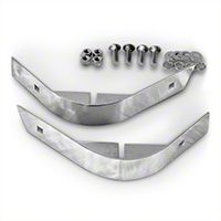 Rugged Ridge Short Corner Guards Pair, Stainless Steel (87-95 Wrangler YJ) - Rugged Ridge 11110.01