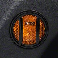 Rugged Ridge Side Marker Light Guards, Black (07-13 Wrangler JK) - Rugged Ridge 11231.12