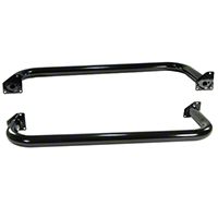 Rugged Ridge 2 Side Step Bars, Gloss Black (97-06 Wrangler TJ) - Rugged Ridge 11590.04