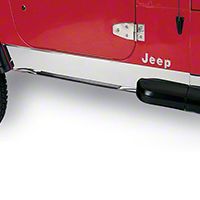 Rugged Ridge Stainless Rocker Panel (87-95 Wrangler YJ) - Rugged Ridge 11145.01