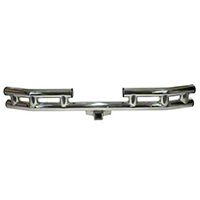 Rugged Ridge 3 in. Rear Bumper, Stainless Steel (87-06 Wrangler YJ & TJ) - Rugged Ridge 11522.01