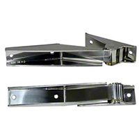 Rugged Ridge Tailgate Hinge Pair, Stainless Steel (97-06 Wrangler TJ) - Rugged Ridge 7459