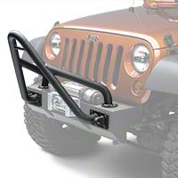 Rugged Ridge Stinger -  Black Textured w/ Xtreme Heavy Duty Bumper (87-13 Wrangler YJ, TJ & JK) - Rugged Ridge 11540.13