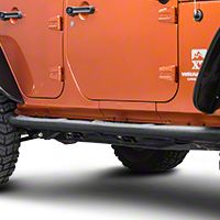 Rugged Ridge Textured Black Side Step Pair (07-13 Wrangler JK 4 Door) - Rugged Ridge 11591.06