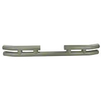 Rugged Ridge Tubular Rear Bumper w/o Hitch, Titanium (87-06 Wrangler YJ & TJ) - Rugged Ridge 11572.03