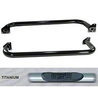 Rugged Ridge Side Step Pair, Titanium (97-06 Wrangler TJ) - Rugged Ridge 11592.04