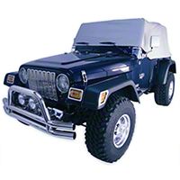 Rugged Ridge Water Resistant Cab Cover, Gray (92-06 Wrangler YJ & TJ) - Rugged Ridge 13316.09