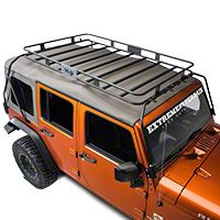 Warrior Products Safari Sport Rack w/ One Piece Basket (07-13 Wrangler JK 4 Door) - Warrior Products 879