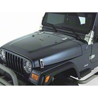 Rugged Ridge Satin Stainless Steel Hood Set (98-06 Wrangler TJ) - Rugged Ridge 7865