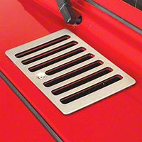 Rugged Ridge Satin Stainless Steel Hood Vent Cover (98-06 Wrangler YJ & TJ) - Rugged Ridge 7869