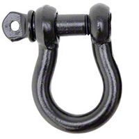 Smittybilt Shackle D-Ring, Black (Universal Application) - Smittybilt 13047B