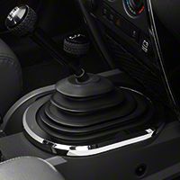 Rugged Ridge Chrome Shifter Bezel (07-10 Wrangler JK) - Rugged Ridge 11156.01