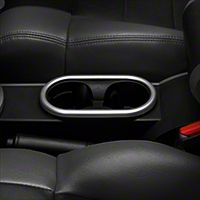 Rugged Ridge Silver Front Cupholder (07-10 Wrangler JK) - Rugged Ridge 11151.13