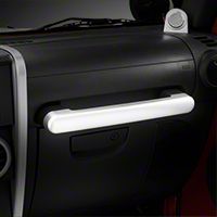 Rugged Ridge Silver Front Grab Handle Trim (07-10 Wrangler JK) - Rugged Ridge 11151.15