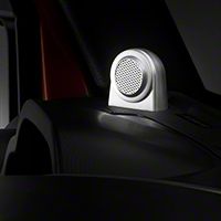 Rugged Ridge 2 Silver Tweeter Speaker Grilles (07-10 Wrangler JK) - Rugged Ridge 11151.11