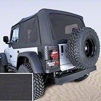 Rugged Ridge Soft Top w/Tinted Windows & Door Skins, Black Denim (88-95 Wrangler YJ) - Rugged Ridge 13702.15