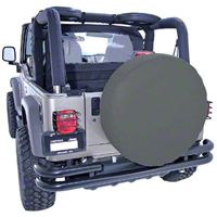 Rugged Ridge Spare Tire Cover for 27-29 in. Tire, Black Diamond (Universal Application) - Rugged Ridge 12801.35