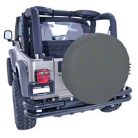 Rugged Ridge Spare Tire Cover For 30 - 32 in. Tire, Black Diamond (Universal Application) - Rugged Ridge 12802.35